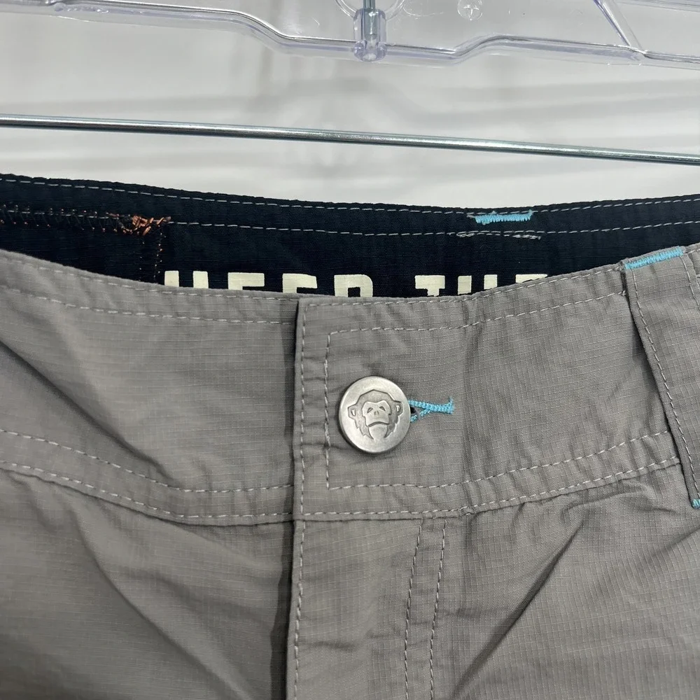 Howler Brothers Horizon Hybrid Nylon Shorts Size 28 Summer Beach Classic Gray